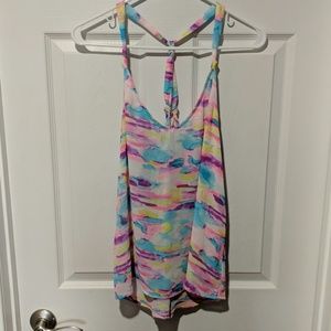 Pretty watercolor tank top